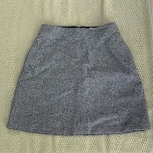 Aritzia Wilfred Wool Blend Mini Skirt